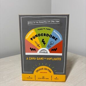 Punderdome Deluxe Edition Party Card Game for Pun Lovers Humor Family Adults Fun